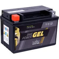 Intact Bike-Power GEL12-9-BS, CTX9-BS, 50812, 12V 8 Ah, 170 A (EN), Hochwertige GEL-Motorradbatterie mit 30% mehr Startleistung, Wartungsfreie GEL-Batterie