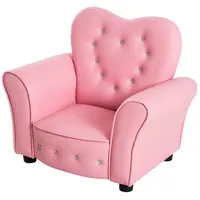 Homcom Kindersessel Prinzessin rosa