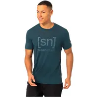 super.natural Logo Lines blau XL