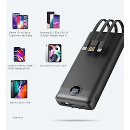 VEGER Powerbank C20 - 20 000mAh (Micro + Typ C / iPhone)
