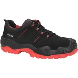 ELTEN Sicherheitshalbschuh QUENTIN black-red Low ESD S3S Gr. 42