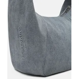 Liebeskind Berlin Farrah Schultertasche Baumwolle Blue Denim