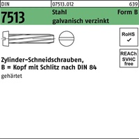 Industrial Quality Supplies DIN 7513 Form B Zylinderkopf-Gewindeschneidschraube VG