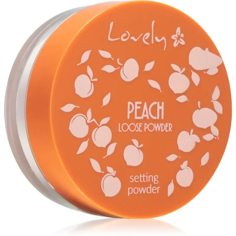 Lovely Peach Setting Powder Mattierender Puder zum Fixieren