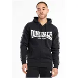 Lonsdale Herren Kapuzensweatjacke mit Reißverschluss normale Passform BIGTON