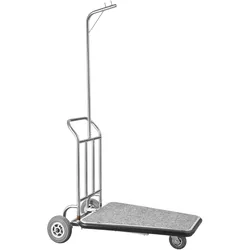 VEVOR Hotelgepäckwagen 272kg 3Räder Kofferwagen Pagenwagen 1080x640x1800mm