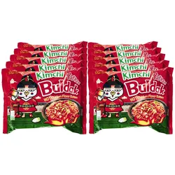 Samyang Buldak Instantnudeln Kimchi 135 g, 10er Pack