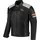 Rusty Stitches Jari V2 Lederjacke Schwarz/Grau M
