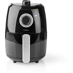 Nedis Heißluft Friteuse - 2.4 l - Timer: 30 min - Analog - Aluminium / Schwarz