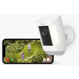 Ring Spotlight Cam Pro Battery weiß