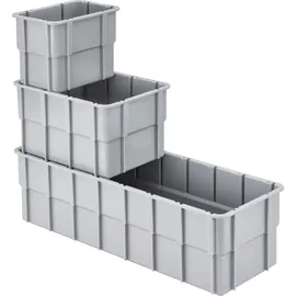 ALUTEC München Einsatzkasten 131 x 101 x 90 mm 1-tlg. grau