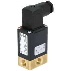 Bürkert Direktgesteuertes Ventil 41137 0330 230 V/AC G 1/4 Muffe Nennweite (Details) 2mm 1St.