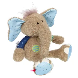 Sigikid Patchwork Sweety Elefant 30 cm Blau