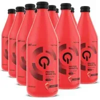 QNT Protein Shake (53g Protein) en verre Fraise Fluide 500 ml