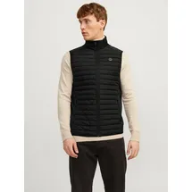 JACK & JONES Multi Bodywarmer Collar Noos Weste black M