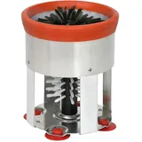 ich-zapfe Reinigungsbürste Alu-Durchfluter 25 cm Silber