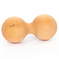 rollholz Massagegerät, Doppelkugel Erle 7 cm 1 St