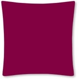 VelvetHome Deluxe Kissenbezug 80x80 cm 1teilig Made in EU Hohe Qualität Kopfkissenbezug mit Reißverschluss 100% Baumwolle Kissenhülle 80x80 Himbeere