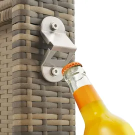 Tectake tectake® Rattan Sitzgruppe, Palermo 2+2+1