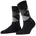 Whitby Damen Socken Schwarz 36-41