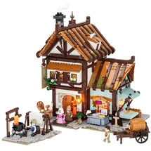 lumibricks Mittelalterliche Schneiderei 128-tlg. F9038