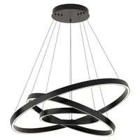 Maytoni Rim 3-flg. max. 51 Watt 51 cm rund schwarz