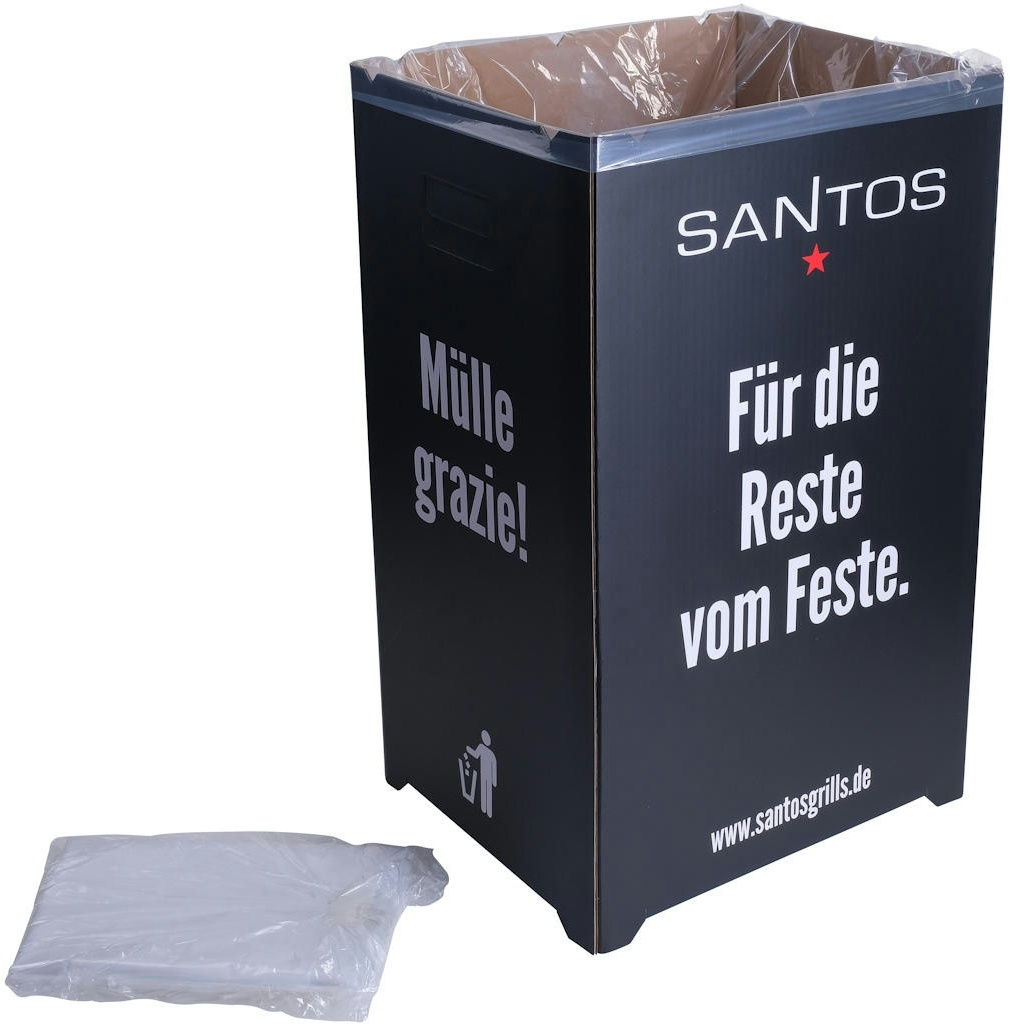 SANTOS BBQ Müllbox mit 10 Mülltüten