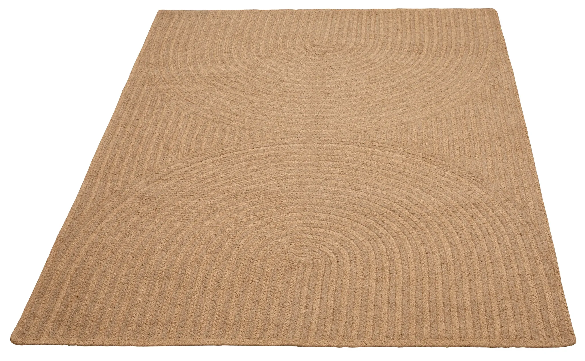 my home Teppich »Naturala, Jute-Teppich, handgefertigt«, rechteckig, 5 mm Höhe, reines Naturprodukt, Jute, Boho, Wendeteppich, Wohnzimmer, Esszimmer my home natur B: 80 cm   1 St.