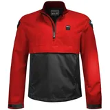 Blauer H.T. Spring Pull Motorrad Textiljacke Blau/Rot S