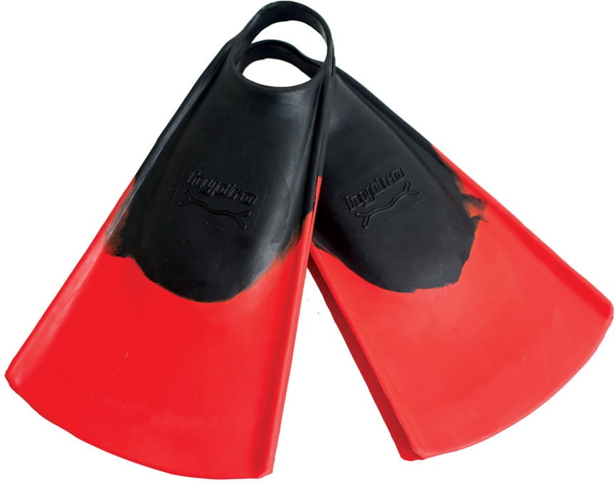 Hydro Fin Bodyboard Flossen black/red     XS