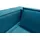 s-style möbel - Modernes Ecksofa Bello aus Türkis Cord mit Ottomane rechts und weichem Sitz, B/T/H: 262 cm / 176 cm / 64 cm - Türkis
