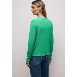 STREET ONE Basic Pullover Grün 42