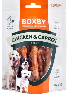 Boxby sticks kip met wortel hondensnack  100 g
