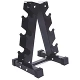 Kurzhantel Rack Hantelständer Hantelablage, 3-Tier Kurzhantelständer Stahl Hantelhalterung für Hanteln, 200kg Belastbarkeit, Hantelaufbewahrung für Home Gym