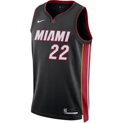Nike Jimmy Butler Miami Heats Spielertrikot Herren in black, Größe M - schwarz