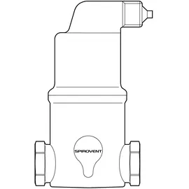 Spirotech Spirovent Mikroluftblasenabscheider Entlüfter DN20 3/4 Zoll