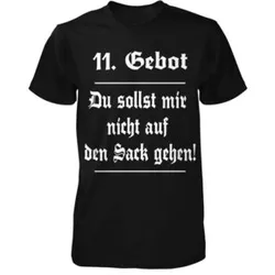 Louis 11. Gebot Kurzarm-Shirt schwarz, XXXXL