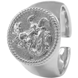 Heideman Ring Rurik Silberfarben Herren 