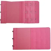 U.W. BH Verlängerung 6-13 cm Erweiterung 3 Haken Reihen Verschluss Gummi (kräftiges Pink), 5,5 breit, 9,5 lang - 5,5 cm breit, 9,5 cm lang