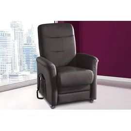 sit&more TV-Sessel Charlie Altara Nubuck 76 x 103 x 91 cm Braun mit Motor und Aufstehhilfe