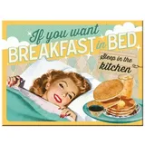 Nostalgic Art Nostalgic-Art Magnet, Kraftmagnet mit Metalloberffläche, Bunt, 8 x 6 x 0,2 cm