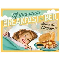 Nostalgic Art Nostalgic-Art Magnet, Kraftmagnet mit Metalloberffläche, Bunt, 8 x 6 x 0,2 cm