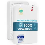 Dreamzie Matratzenschoner 180x200 Wasserdicht Dreamzie - Oeko-TEX - Atmungsaktive Anti-Allergie und Anti Milben - wasserdichte Matratzenauflage