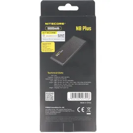 Nitecore Powerbank NB Plus, 10.000mAh Kapazität, wasserdicht, ultraleicht und kompakt