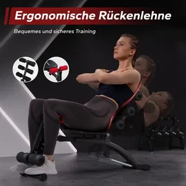 Merach Bauchtrainer – Multi-Function Bauchmuskeltrainer für Zuhause, ideal für Ganzkörpertraining, geeignet für alle Körpergrößen