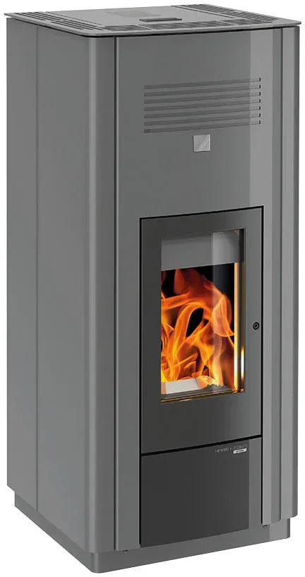 Haas+Sohn Pelletofen HSP 6 WT RLU / wasserführend - perl-anthrazit