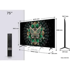 TCL 75C6K 75 Zoll QLED MiniLED 4K Smart TV