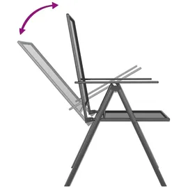 vidaXL Garten-Essgruppe 5-tlg. Anthrazit