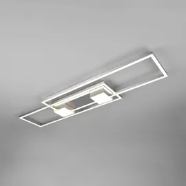 Trio Deckenleuchte Albany Aluminium Silber Nickel matt