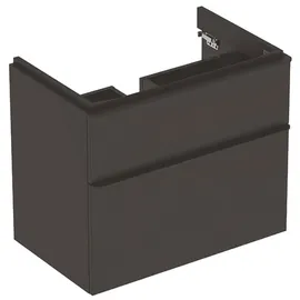 Geberit Waschtischunterschrank 2 Schubladen 73,4 x 61,7 x 47 cm Grau